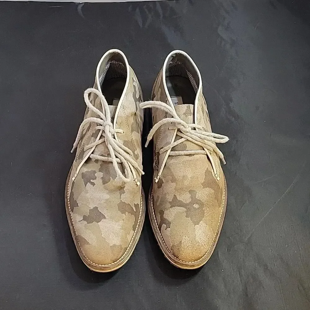 STEVE MADDEN IRVINE LACE-UP CLOSURE MEN'S ANKLE BOOTS